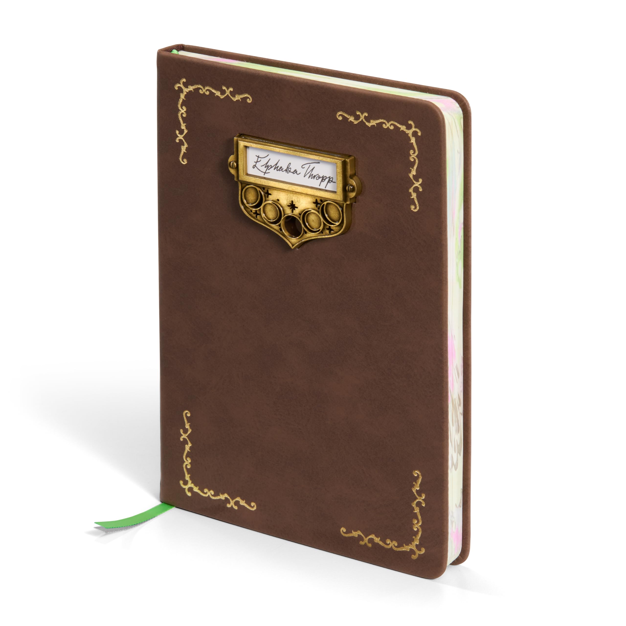 The Noble Collection Wicked, Elphaba Journal, brown, 14.8 x 21 cm, 5.8 x 8.3 in