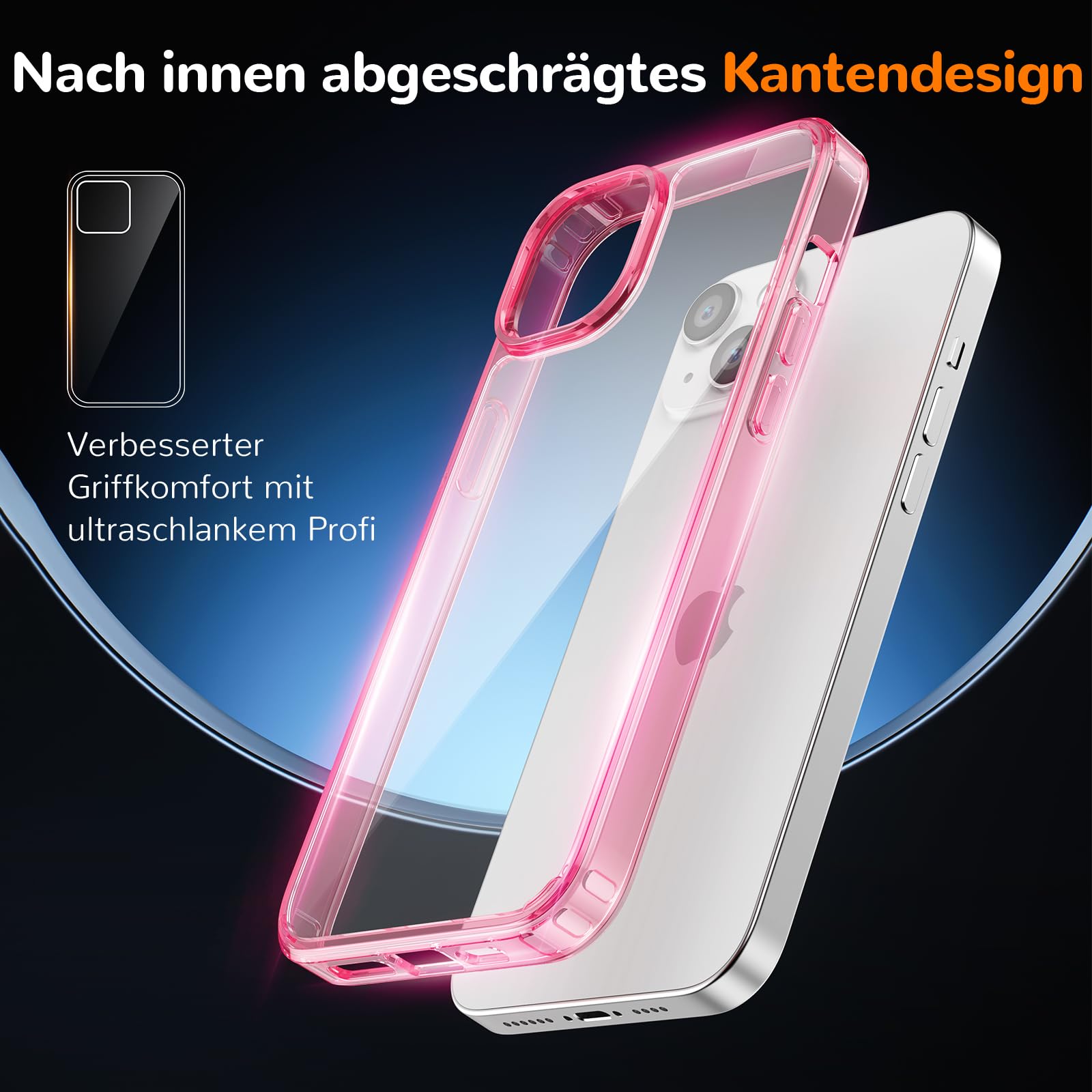 Clear Case for iPhone 15, Ultra Thin, Shockproof TPU Cover, Anti-Yellowing, Crystal Clear, Phone Case for Apple iPhone 15 - Clear — view 538