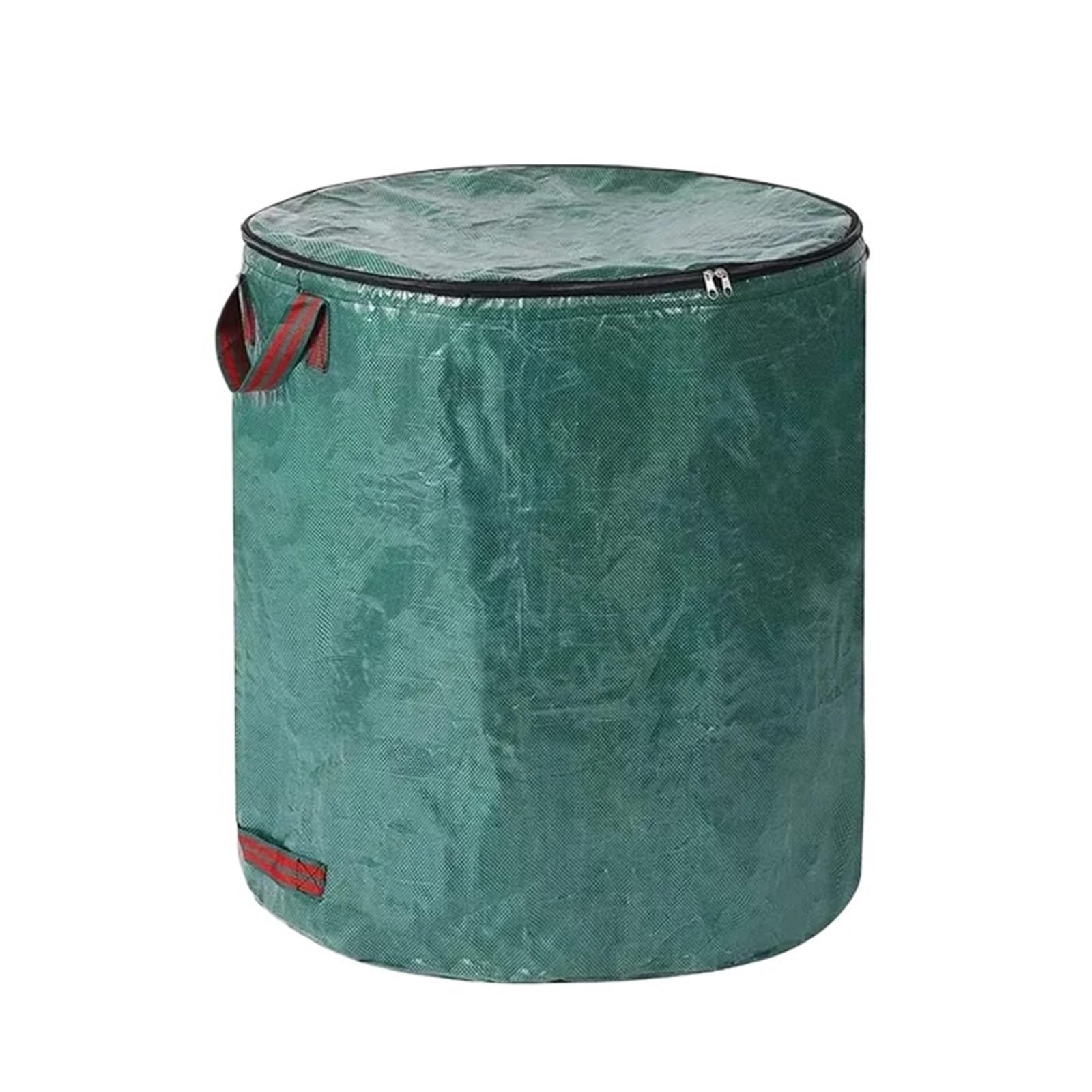 Garden Waste Bags Reusable Yard Waste Bags Leaf Storage Garden Trash Container Collect Patio Leaves Heavy Duty Bag(120L- 45X76cm,With lid)
