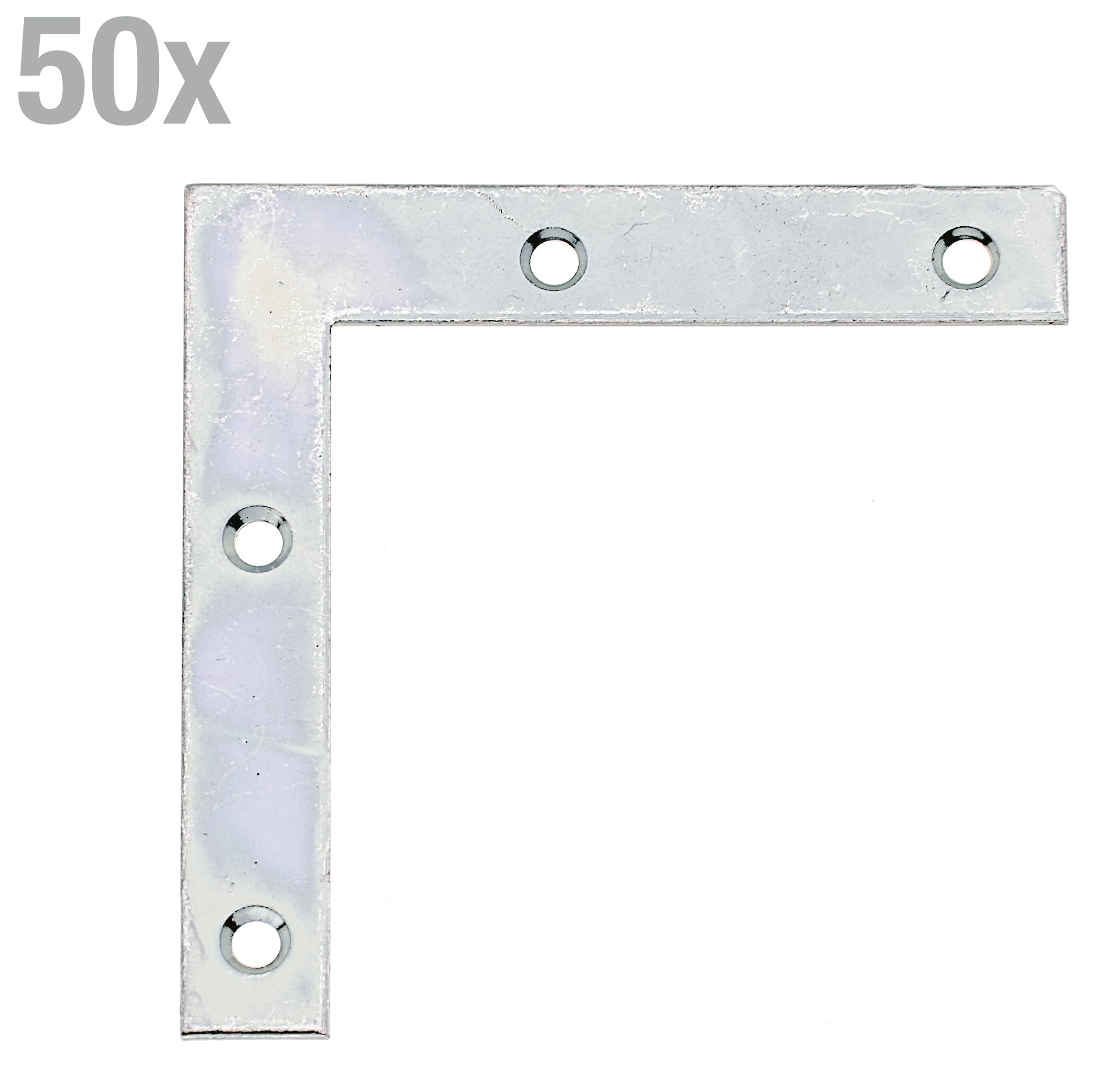 GAH-Alberts 337094 Furniture Angle 60 x 60 x 10 mm / 50 STK. Oberflaeche: galvanisch Gelb verzinkt - Image 3