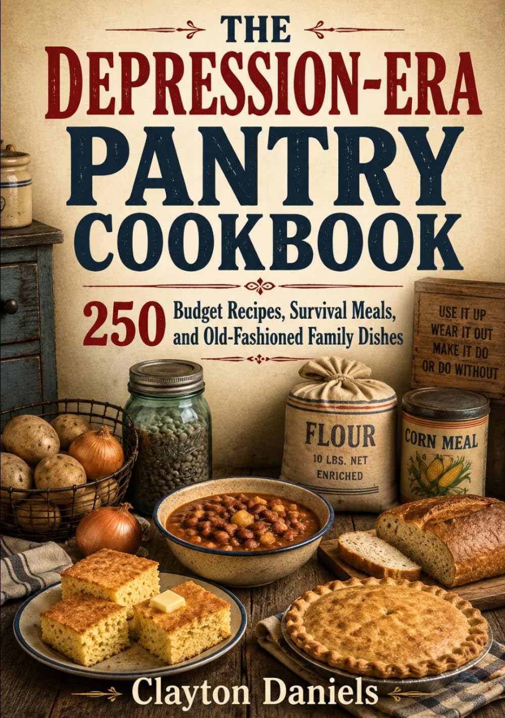The Depression-Era Pantry Cookbook: 250 Budget Recipes, Survival Meals, and Old-Fashioned Family Dishes