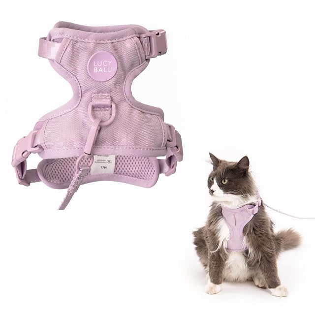 LucyBalu® Explorer - Arnés para gatos con correa