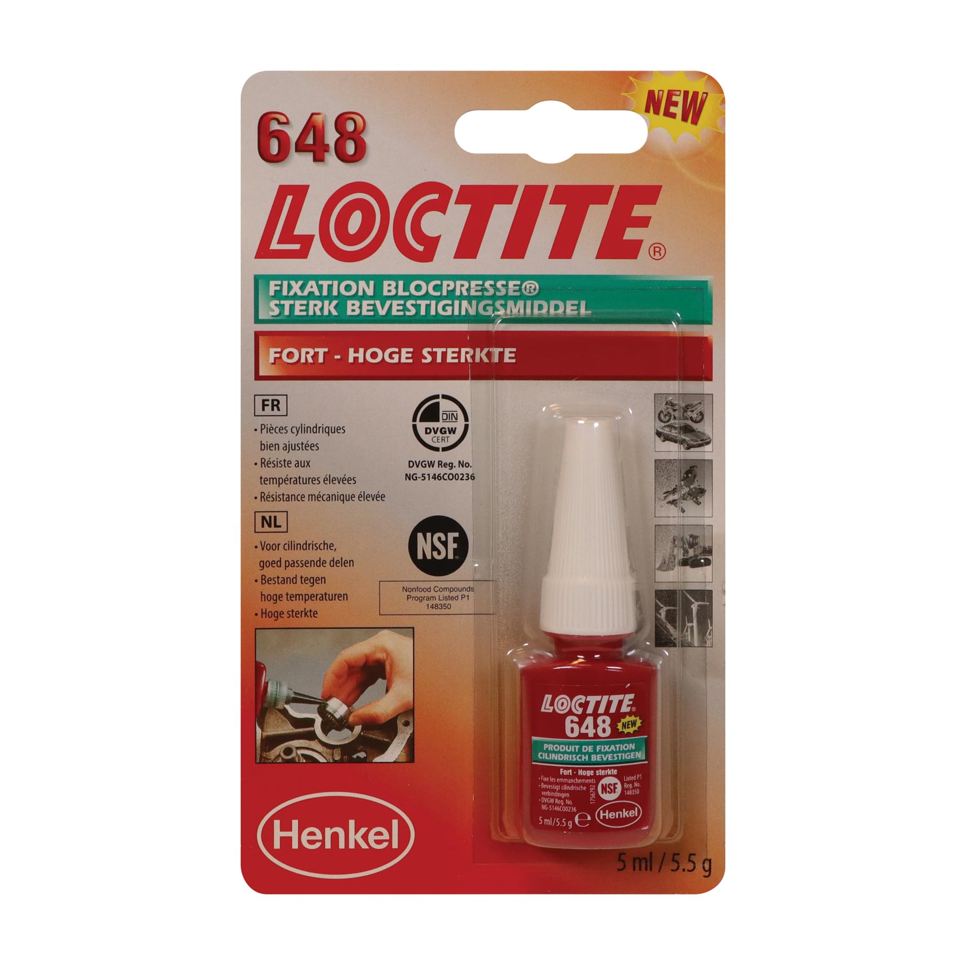 LOCTITE1831705 Retaining Compound-high Strength, 5ml