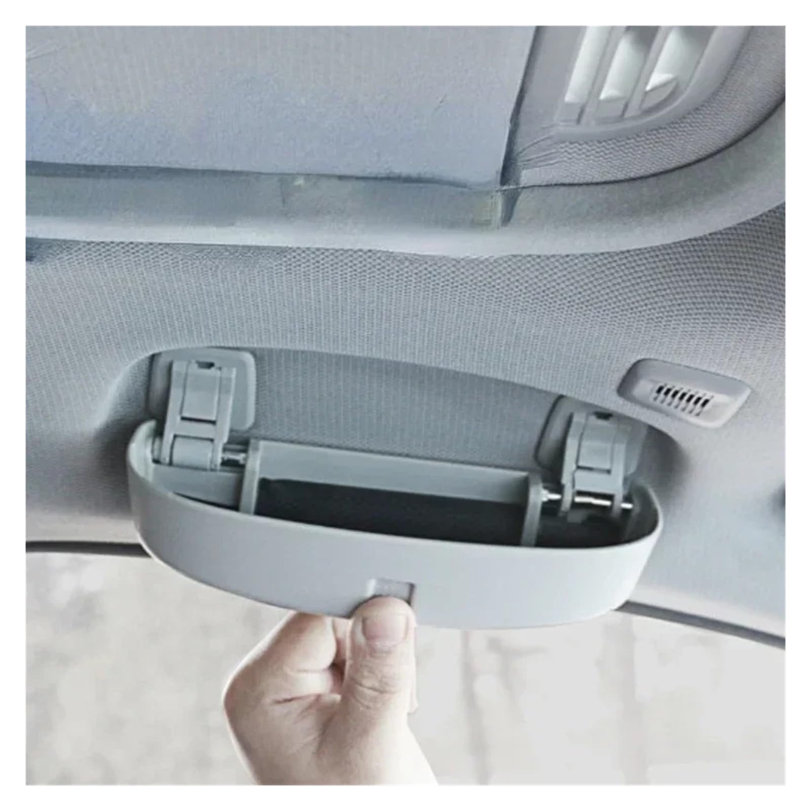Auto Innenraum Brillenhülle Für 3 Serie F30 2012-2017 ABS Schwarz Auto Brillenetui Sonnenbrillenhalter Box Innenraum Autozubehör(Black)