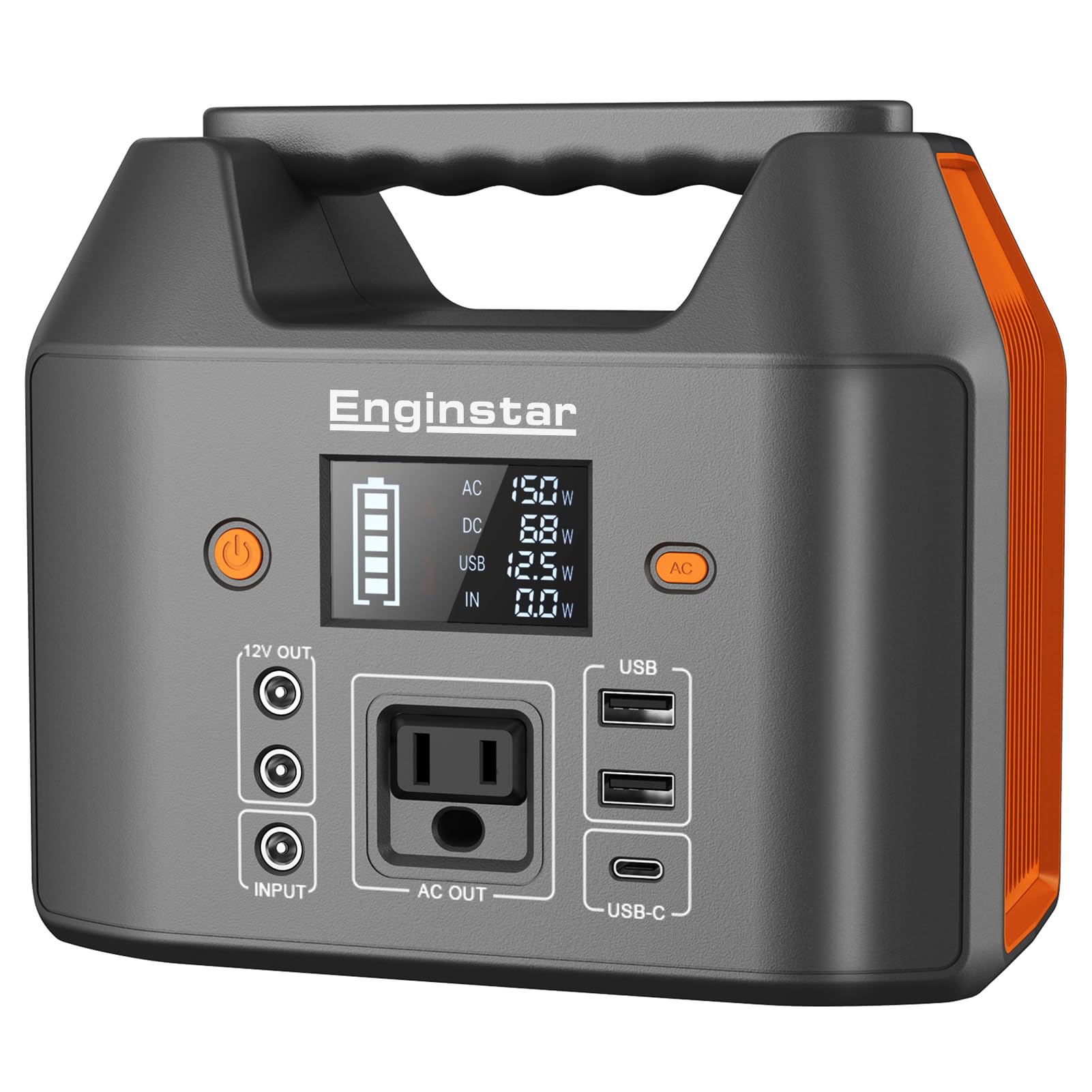 EnginStar Power Bank with AC Outlet 150W 110V Laptop Power Bank, 155Wh/ 42000...