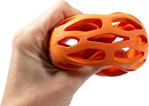 Karlie Grid Playball, Rubber KOKO, Orange, 8 X 8 X 16, 5 CM, S