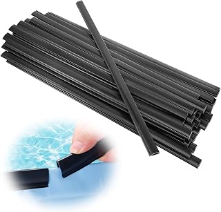 Biggun 38pcs Coping Strips for Above Ground Pool Liners, PE Swimming Pools Liner Clip Replacement Patch Kit for 24ft Round Pool