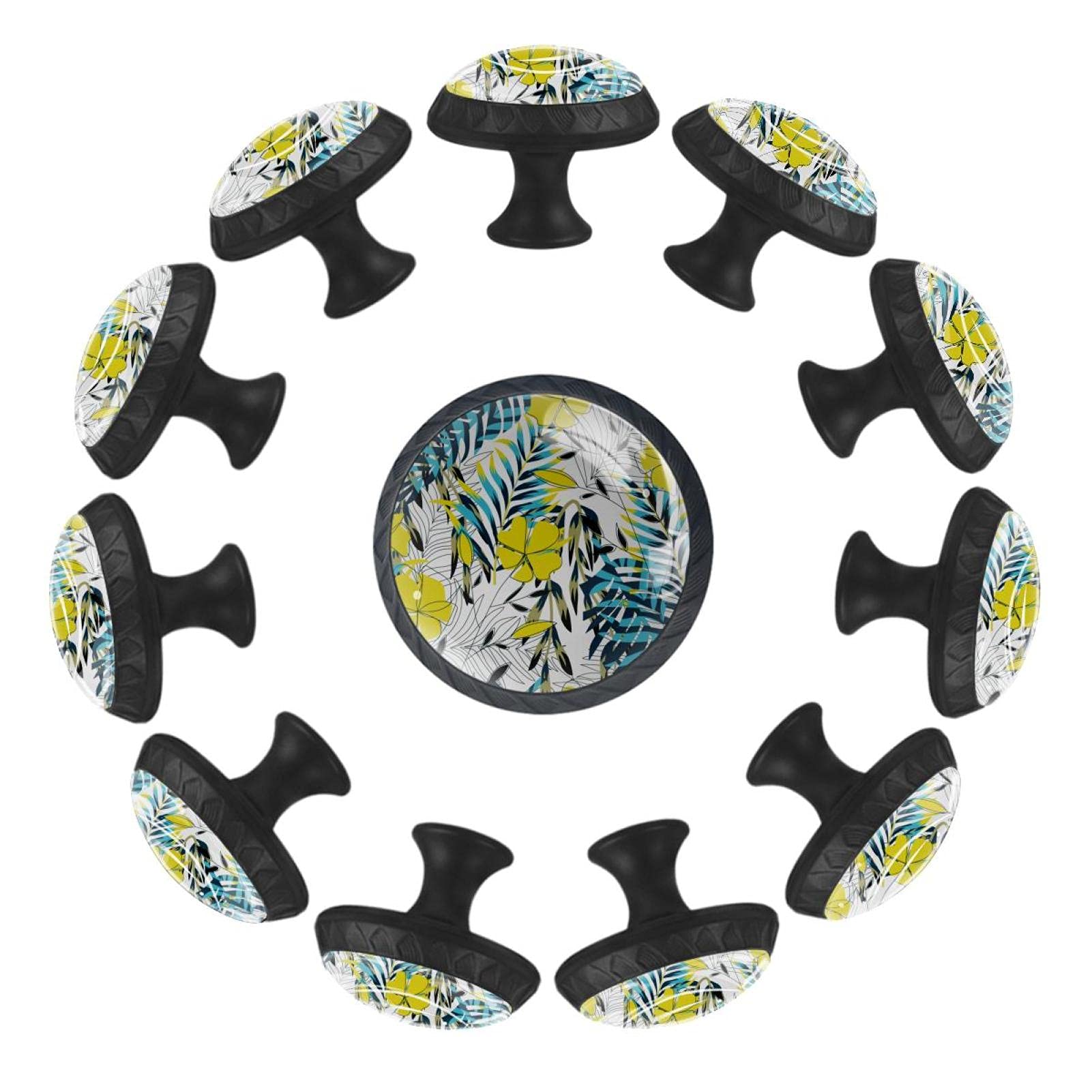 Boutons de tiroir fleurs 35mm en lot de 12 pour relooker une commode de crèche