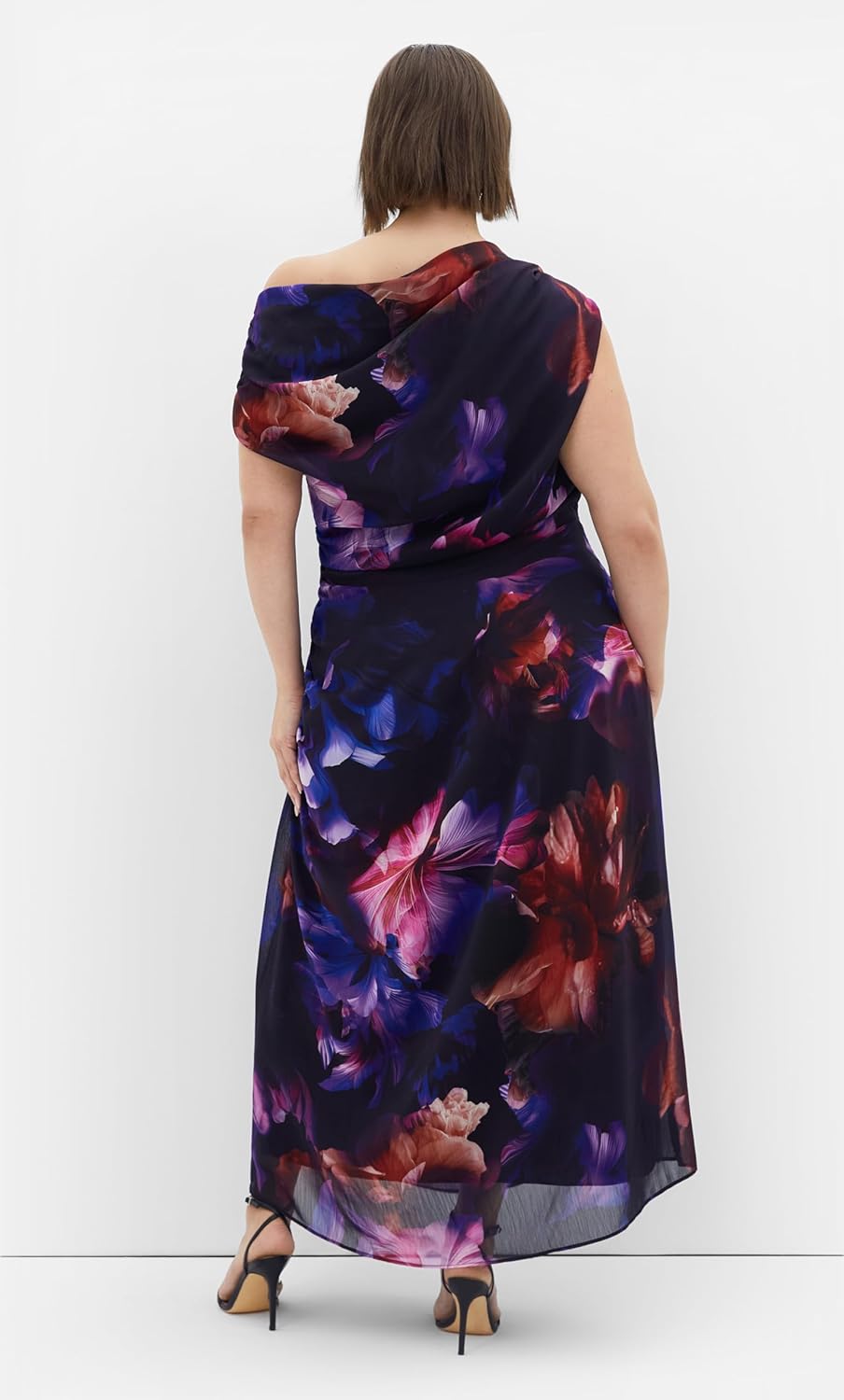 City Chic Women's Plus Size Dress - Vivid Floral Maxi - Image 3