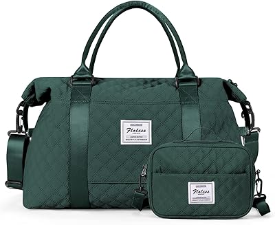 Sponsored Ad - Weekender Bag for Women with Toiletry Bag, Travel Duffel Bag Overnight Carry on Bag, Gym Tote Bag with Wet ...
