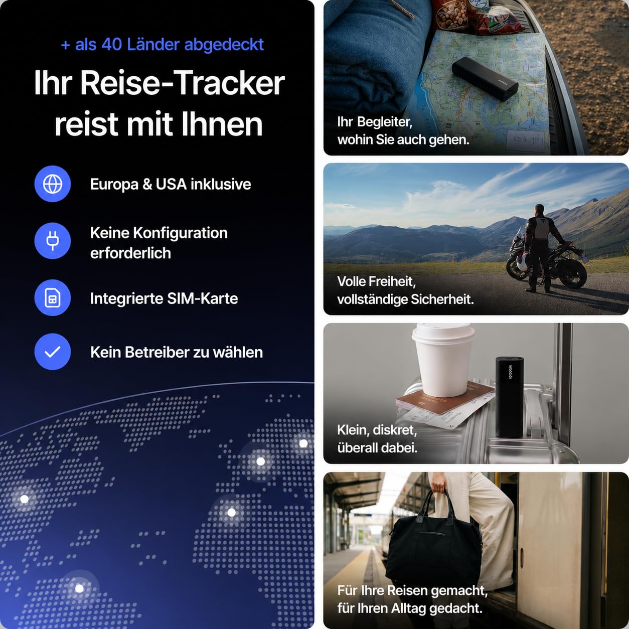 Invoxia GPS Tracker Pro Max – Bis zu 6 Monate Akkulaufzeit