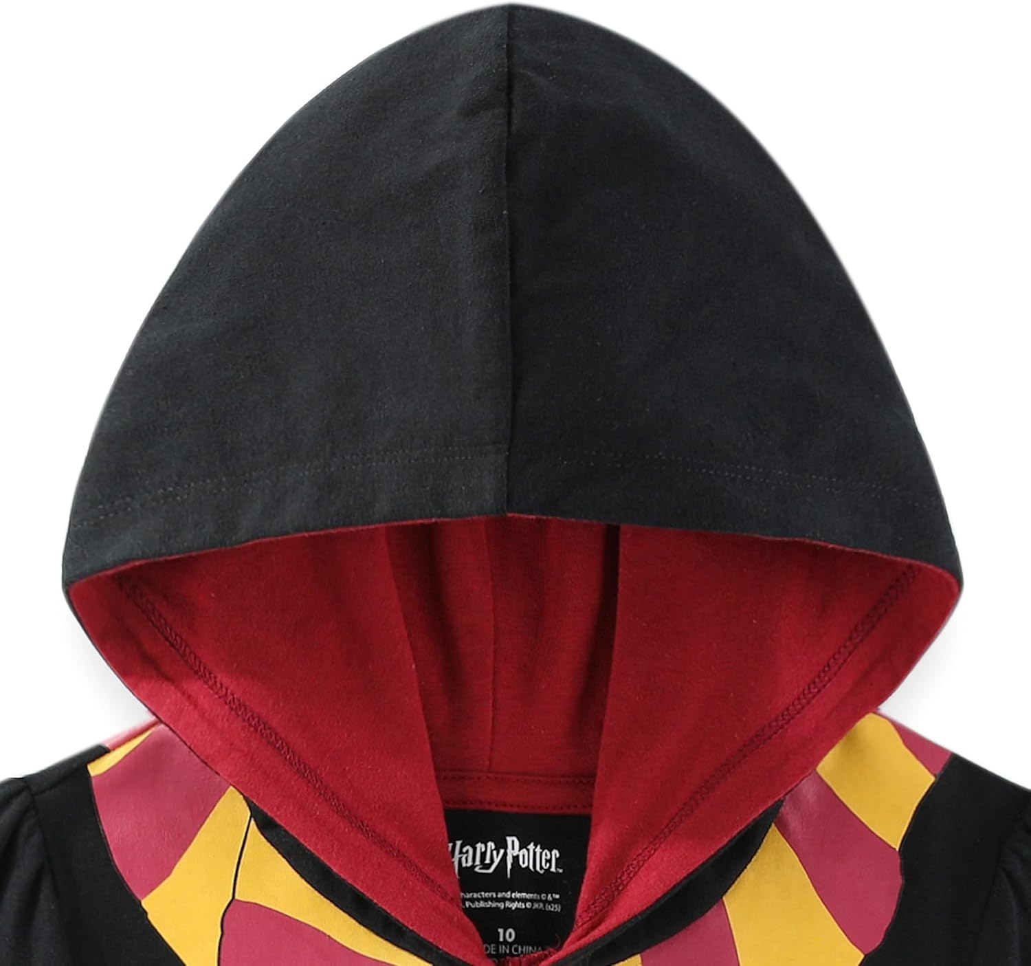 Harry Potter Gryffindor Girls Cosplay Hooded Shirt with Tulle and Legging Pants Set for Big Kids - Image 6