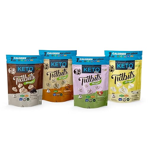 Miniatura 9 de TIDBITS FUN BITES The Original Flavors KETO - Paquete de 4 aperitivos bajos en carbohidratos sin gluten y sin azúcar aperitivos saludables