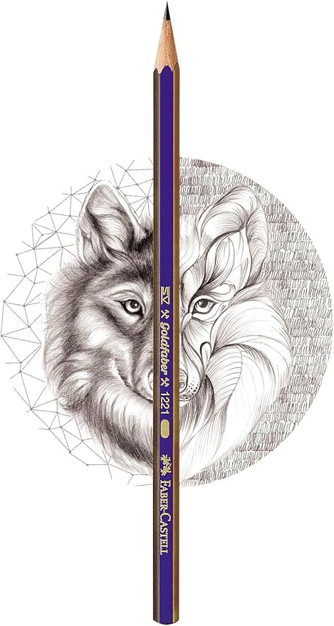 Faber-Castell Goldfaber 1221 Lápiz Grafito 2B para Dibujo y Boceto miniatura 4