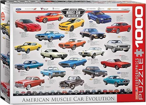 EuroGraphics Muscle Car Evolution Rompecabezas (1000 piezas)