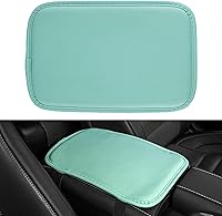 Vista 14 de Amiss Almohadilla de cuero sintético para consola central, protector universal para reposabrazos de automóvil, impermeable, antideslizante, suave
