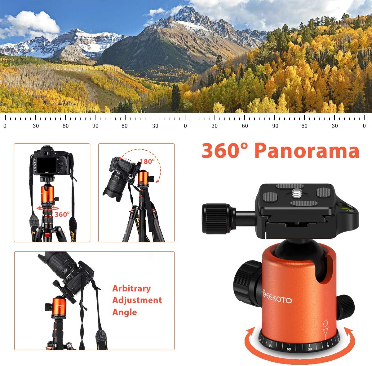 Carbon Fiber Camera Tripod Monopod with 360 Degree Kenya Ubuy