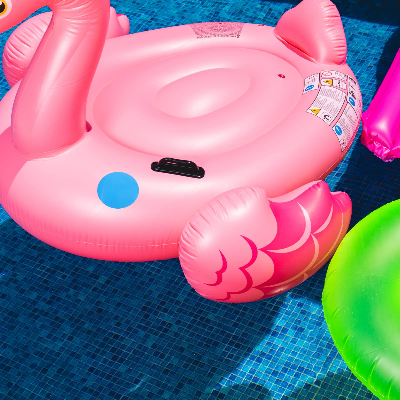 DOITOOL 50pièces Patch De Réparation Autoadhésif Pour Produits Gonflables Kit De Réparation Pvc Pour Bouées Matelas Et Jouets Aquatiques Étanche Et Pratique Pour Fissures Et