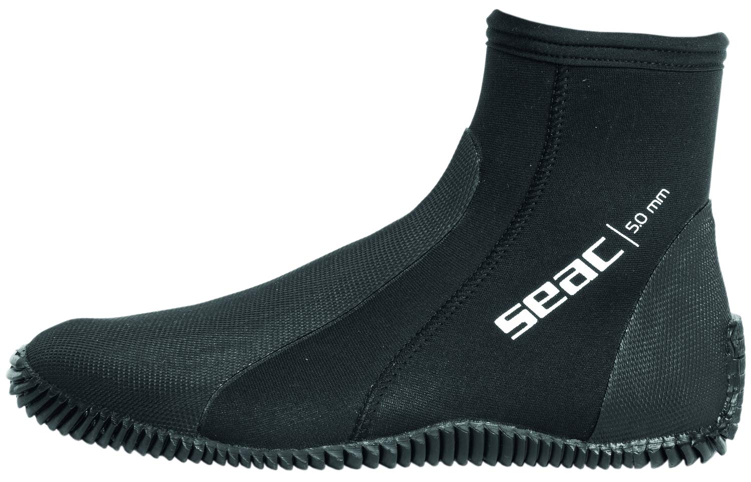 SEAC Stivali subacquei in Neoprene Rinforzato da 5 mm con Cerniera Laterale