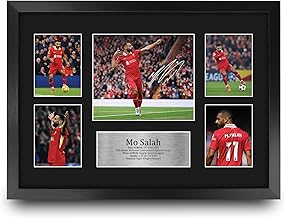 HWC Trading A3 FR Mohamed Mo Salah Liverpool Gifts Printed Signed Autograph Picture for Fans and Supporters