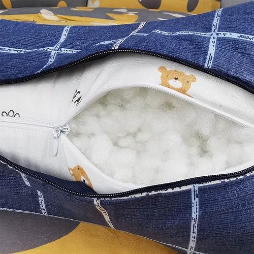 Miniatura 4 de ZHIWEIKJ Almohadas cervicales y cervicales con forma de hueso de perro, almohadas de viaje para el cuello para automóvil, autobús, camión,