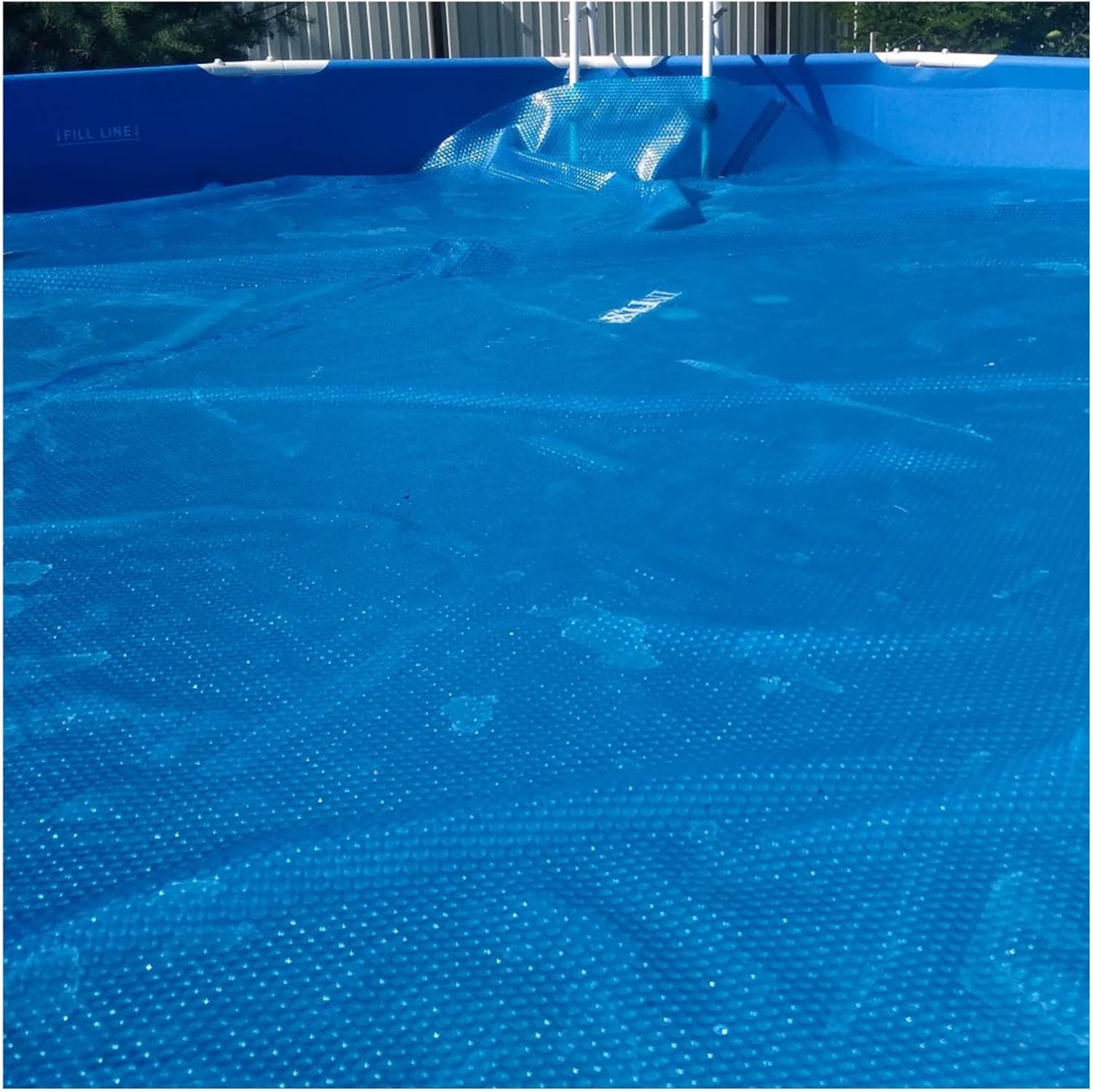 Amazon プール カバー 地上プール用ソーラーブランケット 2m 3m 4m 5m 6m 7m ラウンド、スパとホットタブカバー