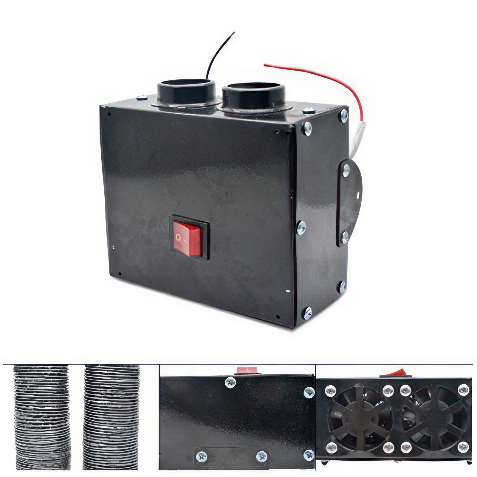 Riscaldatore Auto 12V 600W-800W | 3 Uscite, Compatto, Antigelo, Basso Consumo - Foto 6