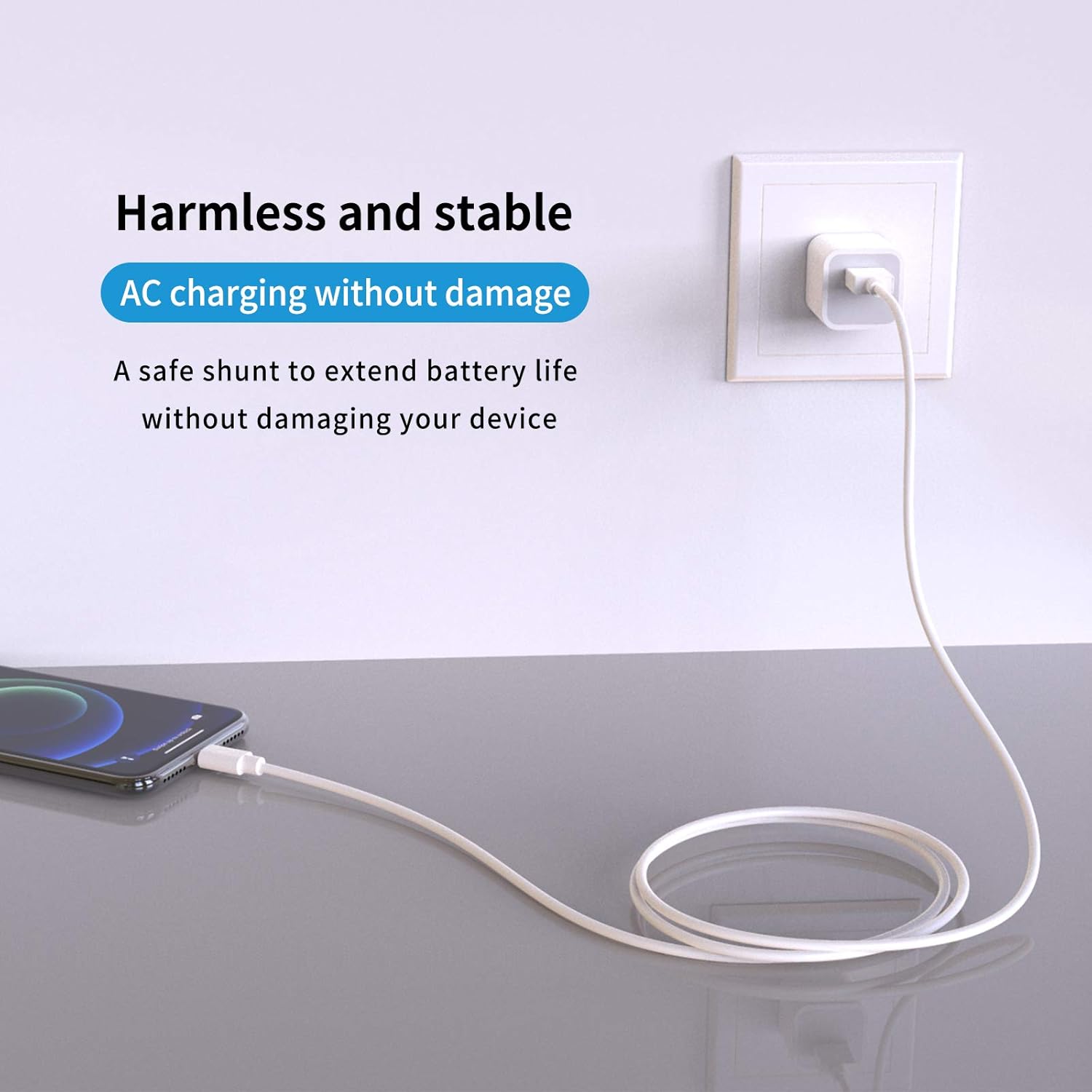 iPhone Charger,ZUQIETA 3Pack (Apple MFi Certified) Lightning Cable Data Sync Charging Cords with 3Pack USB Wall Charger Travel Plug Adapter Compatible iPhone 12 Pro/11 Pro/Xs/XR/X/8/8Plus and More : Cell Phones & Accessories