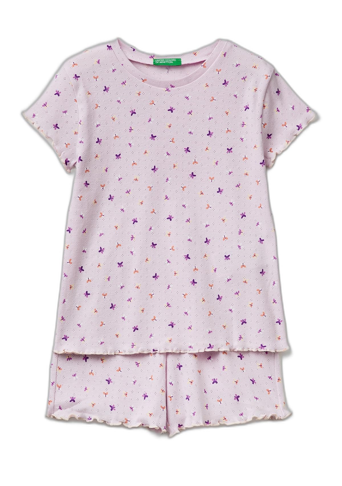 United Colors of Benetton Pig(t-Shirt+Short) 3ojc0p09z Set di Pigiama Bambine e Ragazze
