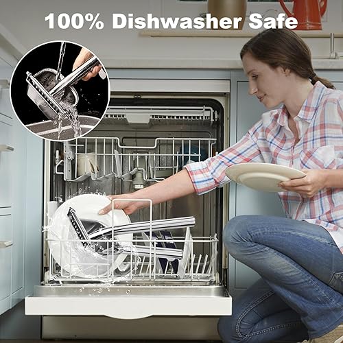 Miniatura 6 de Exprimidor grande del limón, 304 exprimidor de cítricos del acero inoxidable, Juicer manual resistente para los cítricos, naranja, limón y otras