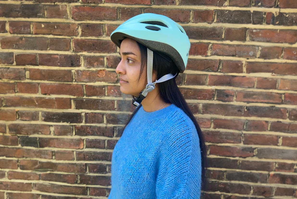 Bobbin Fahrradhelm, leicht, für Erwachsene, Herren, Damen, Sport, Kinder, Jungen und Mädchen, Fahrradhelm, Skylark-Sicherheit, 13 Belüftungsöffnungen mit verstellbarem Riemen (M, Grün) Sport & Freizeit