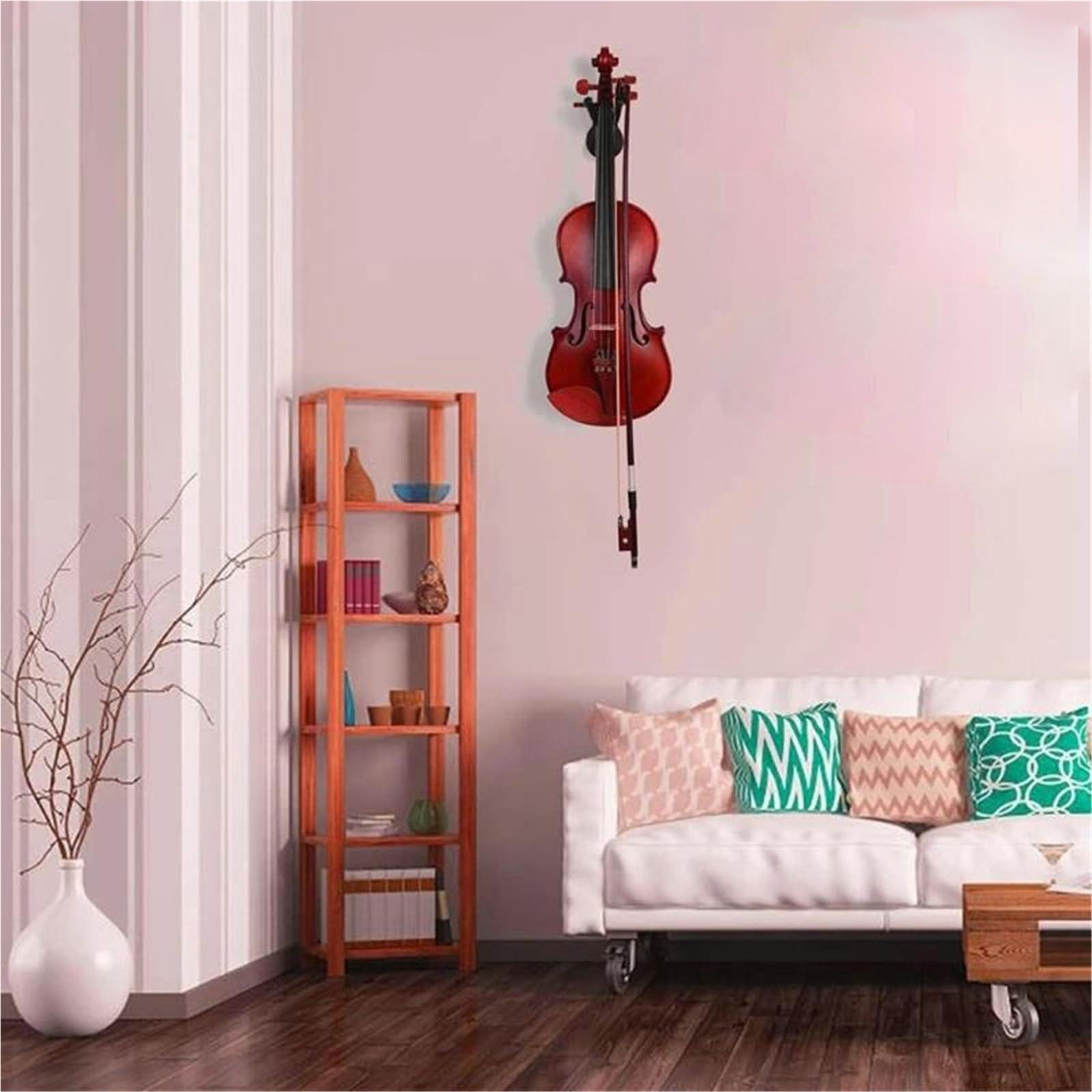 Professionale Accessori Per Violino Supporto Da Parete Per Violino Con Gancio Ad Arco Accessorio Universale Per Casa E Studio Facile Da Usare(2)