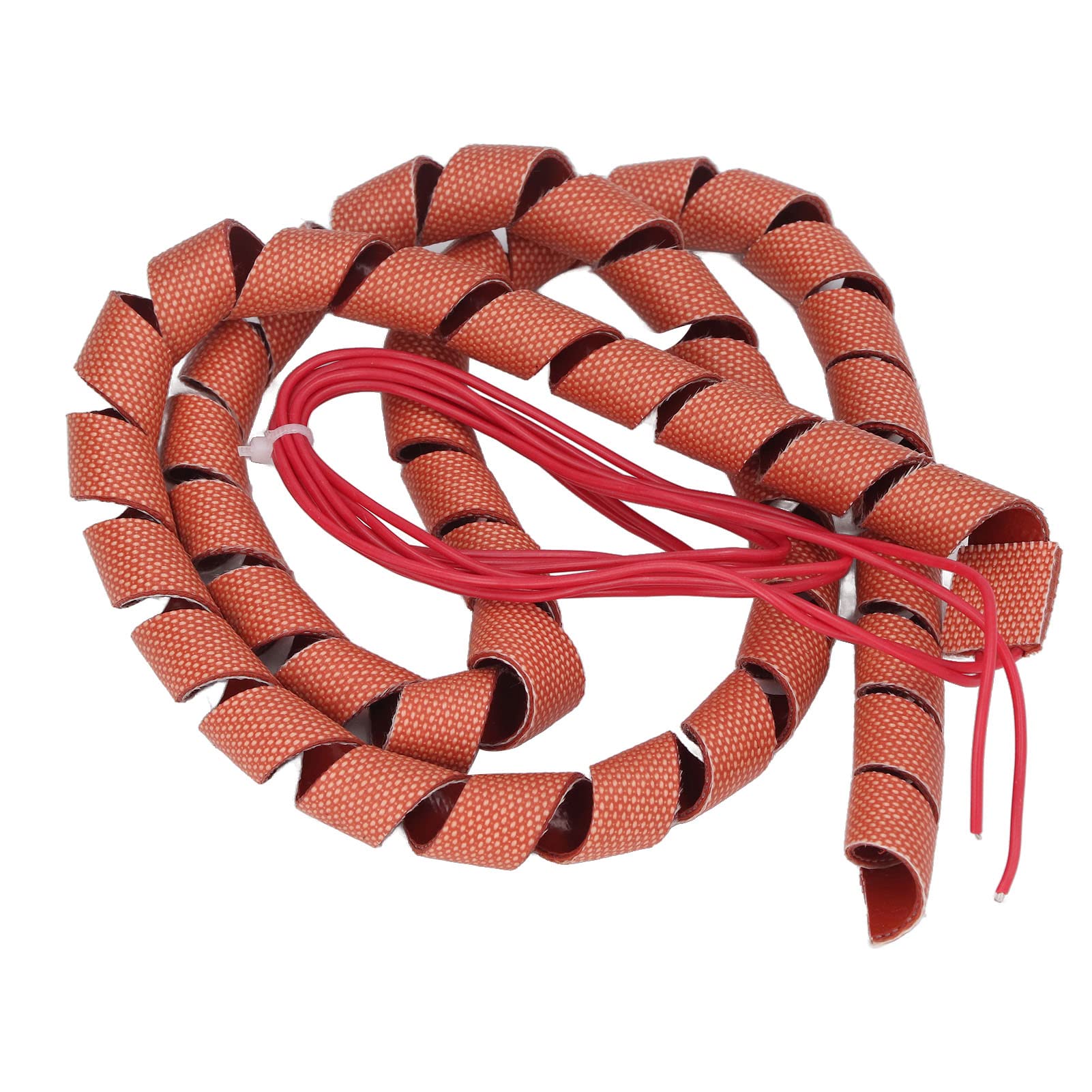 Haofy Práctica Cinta Calefactora de Silicona en Espiral, Envoltura Calefactora para Tuberías, 220V, 70W, para Tuberías Súper Finas (12 mm (0,47 pulgadas) de diámetro externo)