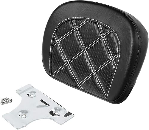 Miniatura 19 de TCT-MOTORPARTS Driver Rider - Almohadilla de respaldo para Harley Touring Road King Street Road Electra Glide Ultra 2009-2023, costuras negras