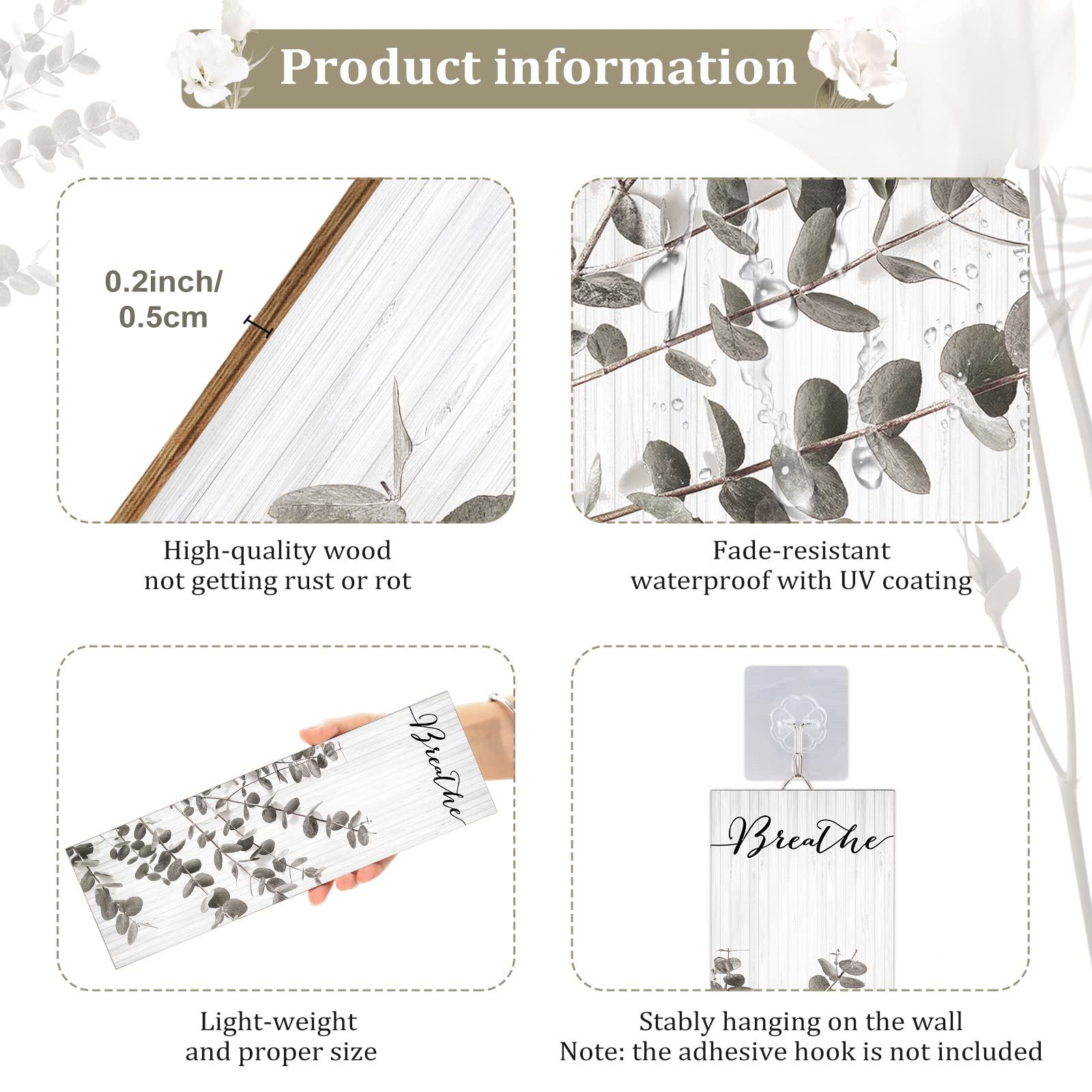 KT-Schmuckdesign Inscription Murale En Bois - Time To Relax - Décoration Murale - Pour Salon, Salle De Bain, Chambre à Coucher - Inscription Murale à Coller