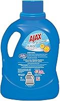 Vista 2 de Ajax Oxy - Detergente líquido de sobrecarga para ropa, 60 onzas líquidas, aroma Fresh Burst, luchador concentrado de manchas, disolución rápida