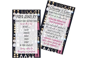 Paparazzi Jewelry Cleaning and Care Cards: Elevate Your Jewels and Showcase Your Style