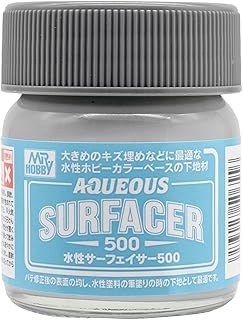 GSI Creos HSF04 Water-Based Surfacer 500 Hobby Finish Material, Gray