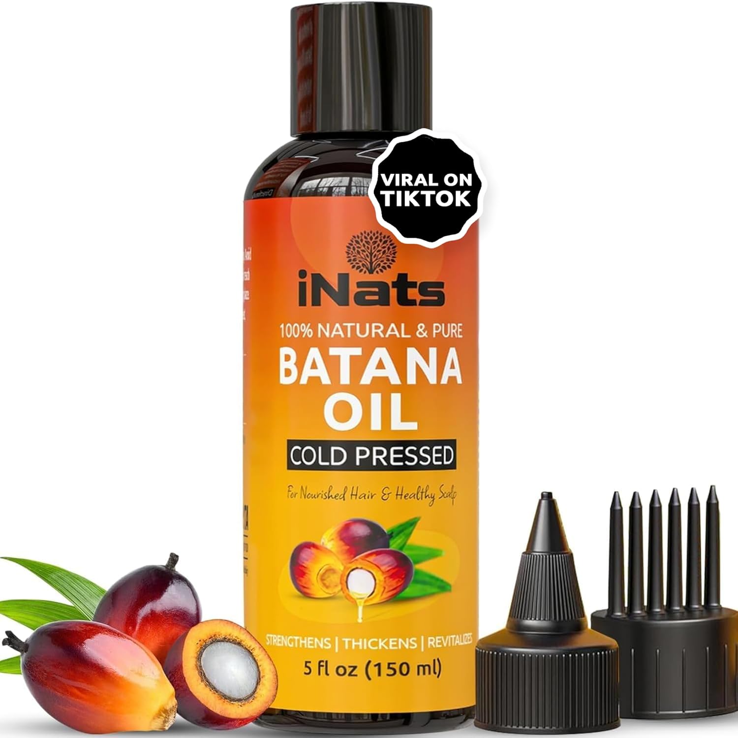 Premium Raw Batana Oil for Hair Growth (5 Fl Oz) – Dr. Sebi 100% Pure & Batana Hair Growth Oil from Honduras – Organic & Natural – Deeply Nourishing Scalp for Thicker & Stronger Hair for Women & Men Premium Raw Batana Oil for Hair Growth (5 Fl Oz) – Dr. Sebi 100% Pure & Batana Hair Growth Oil from Honduras – Organic & Natural – Deeply Nourishing Scalp for Thicker & Stronger Hair for Women & Men