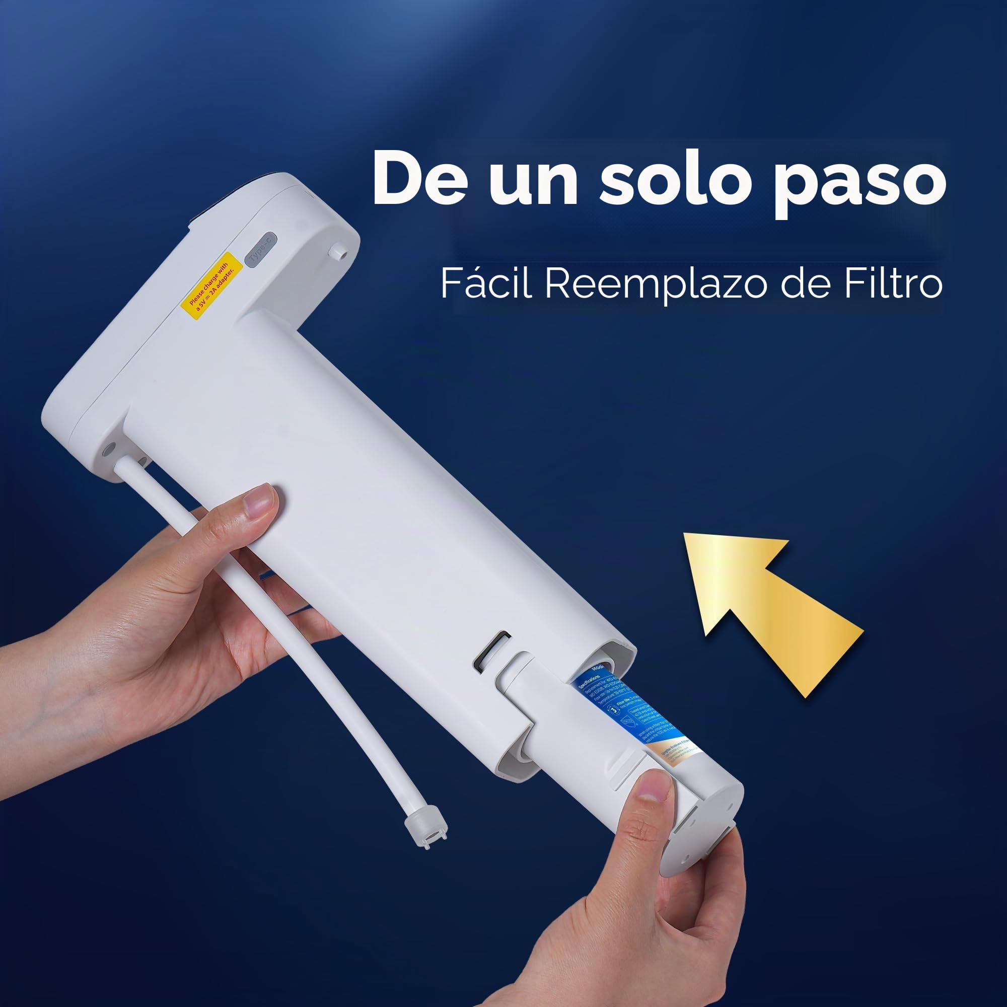 Waterdrop WD-EDF Filtros de repuesto para todas las jarras de filtro de agua instantáneas Waterdrop WD-ED01W, WD-ED01B, duran hasta 3 meses o 757 litros (paquete de 3)