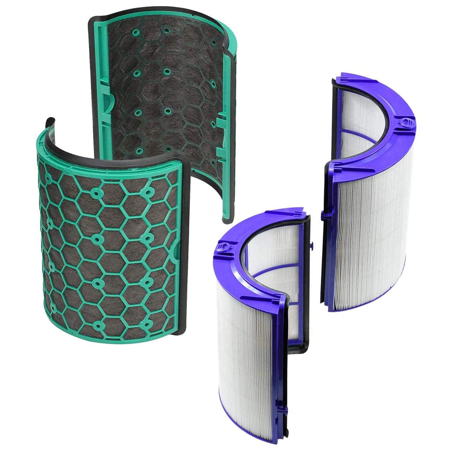 Filtre HEPA charbon actif Yooria compatible purificateur Dyson HP04 TP04 DP04