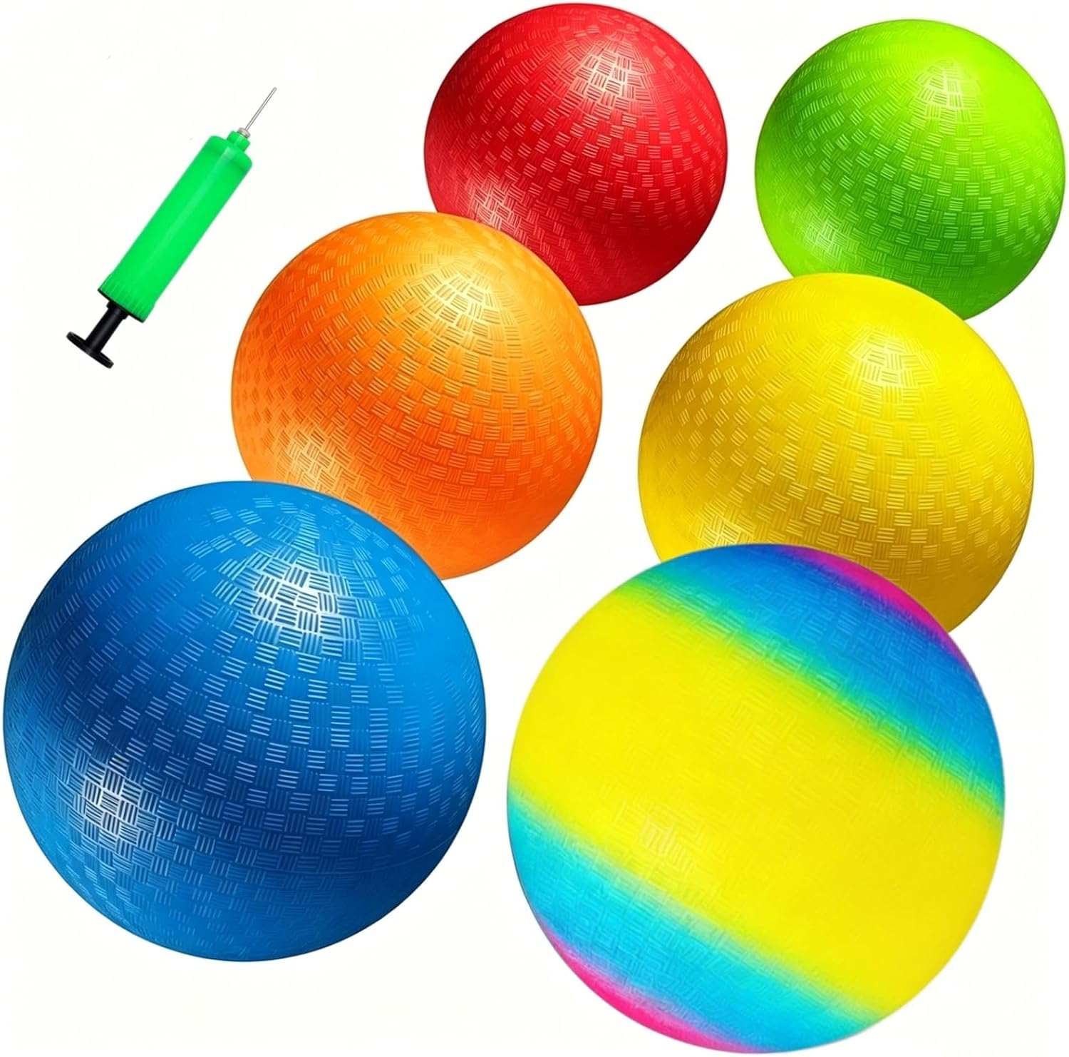 Playground Ball, 8.5 Inch Kickball for Kids Adults Indoor & Outdoor Dodgeball Handball Four Square Ball Schoolyard Game