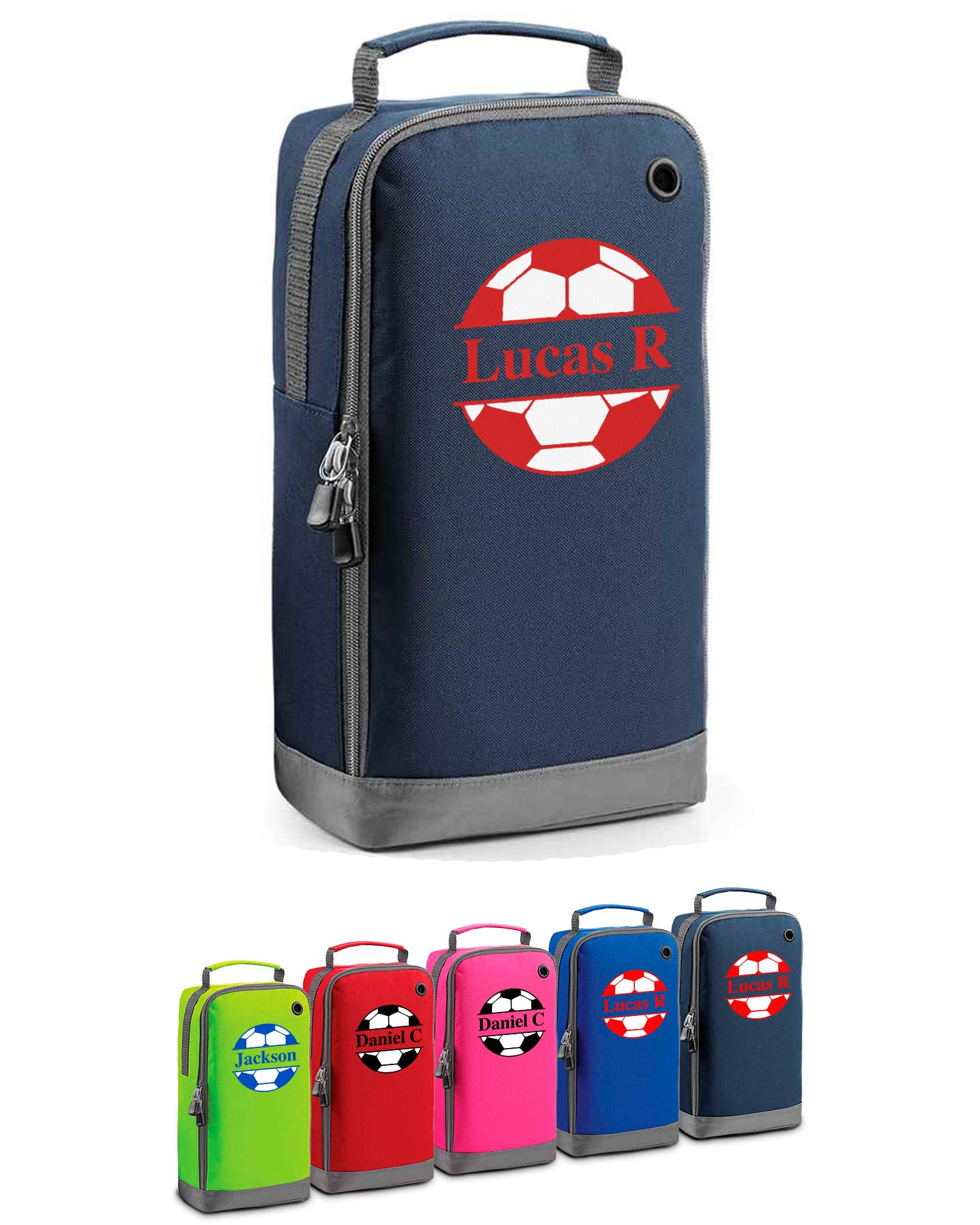 Personalised Boot Bag Personalised Football Boot Bag Kids Kit Bag School Gift Girls Boys Sport - Navy