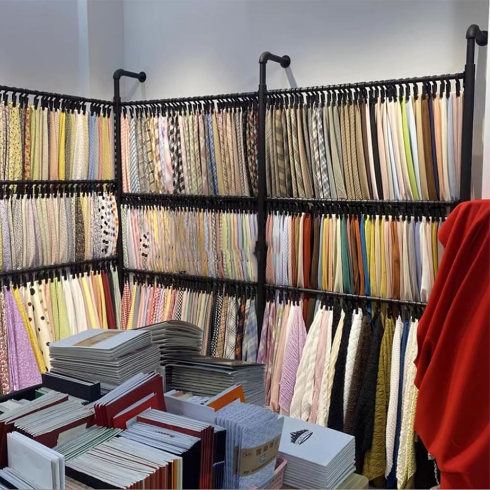 Espositore da parete in tessuto, per negozi e boutique, decorazione per la casa, design salvaspazio (550 x 240 cm)