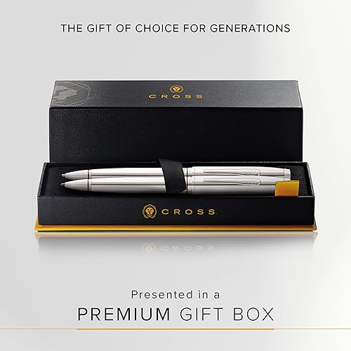 Miniatura 4 de Cross Coventry - Juego de regalo de bolígrafo y lápiz de cromo pulido