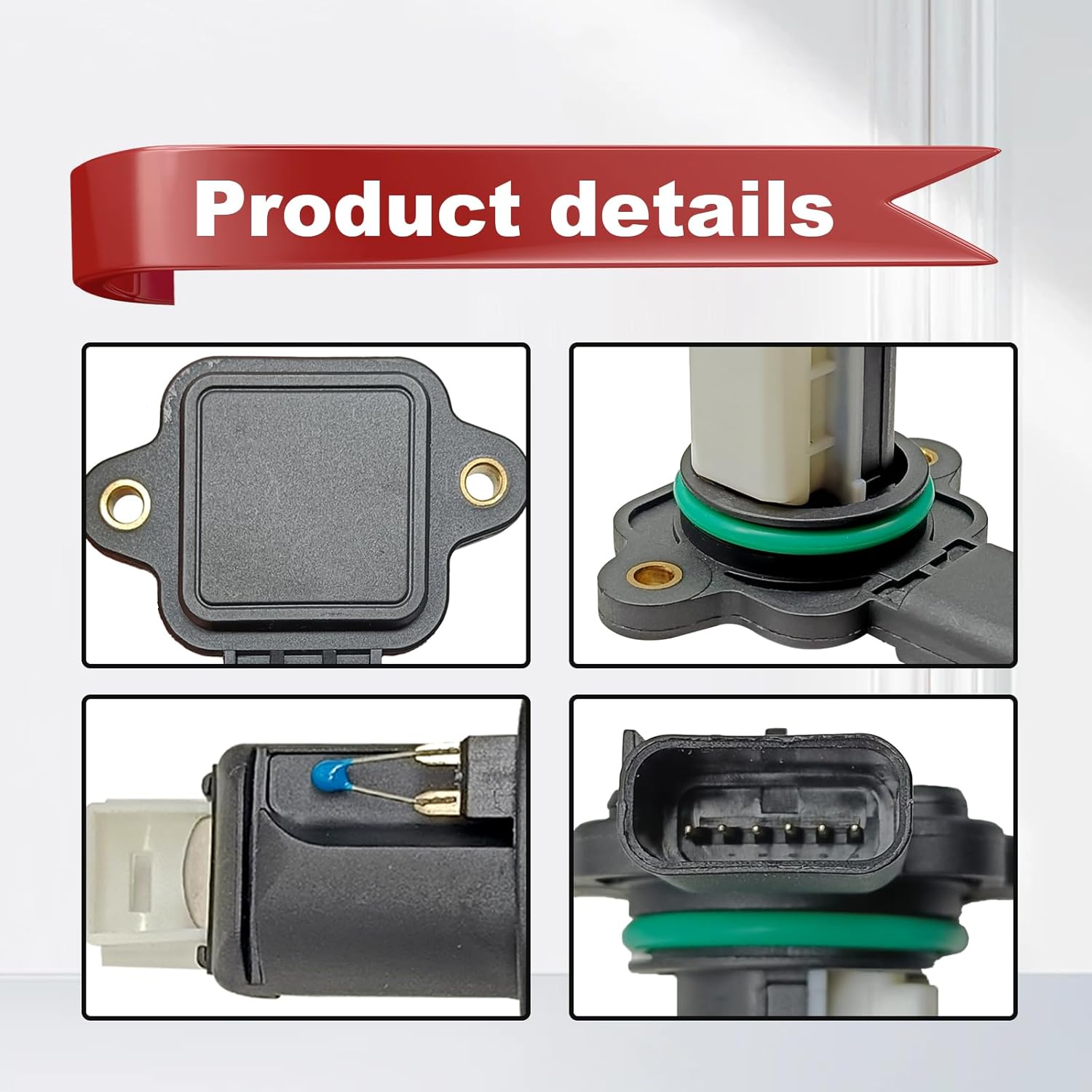 Mass Air Flow Sensor MAF Sensor [6-Pins] 7C3A12B579AA, 7C3Z12B579A Compatible with F-250 Super Duty 2008-2010, F-350 Super Duty 2008-2010, F-450 Super Duty 2008-2010, V8 6.4L