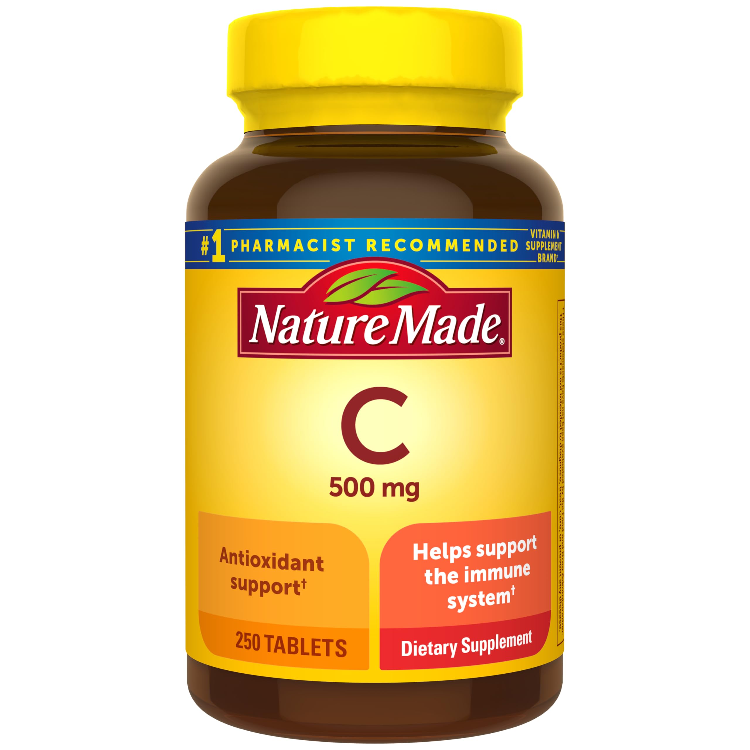 Nature Made Vitamin C 500 mg with Rose Hips Caplets, 130 Caplets — Amazon image 9