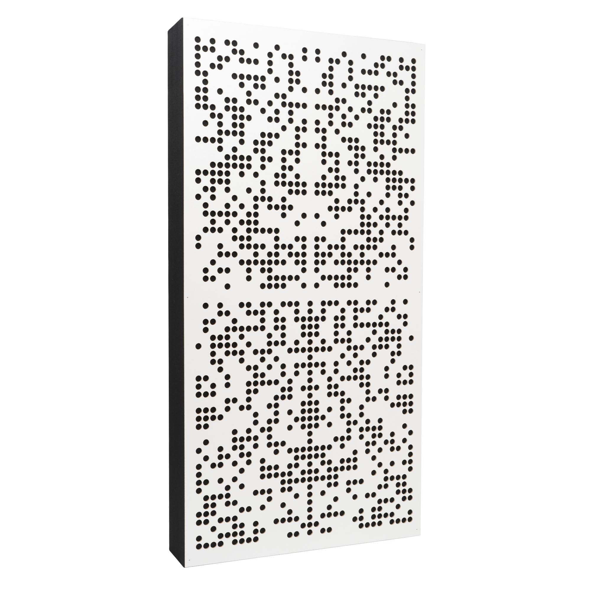Bluetone Acoustics Binary AbFuser | Paneles Acústicos, Difusor Acústico y Absorbente Para Tratamento da Sala Acústica, Paneles Fonoabsorbentes para pared (100x50x5cm, Blanco)