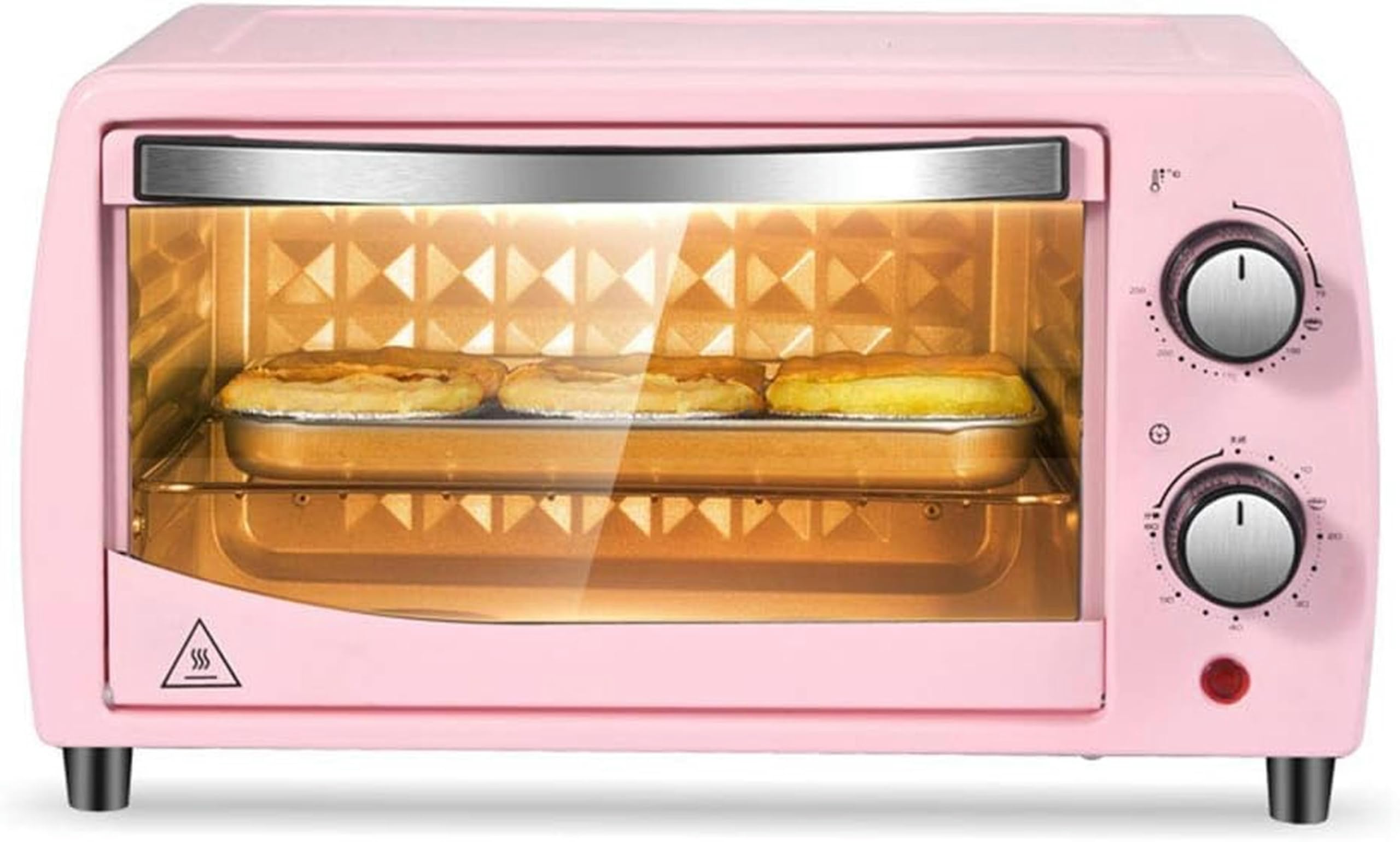 Mini Horno, Horno Tostador de encimera de convección, Parrilla, Horno de Pizza, Horno de encimera, recordatorio de sincronización de tostadora