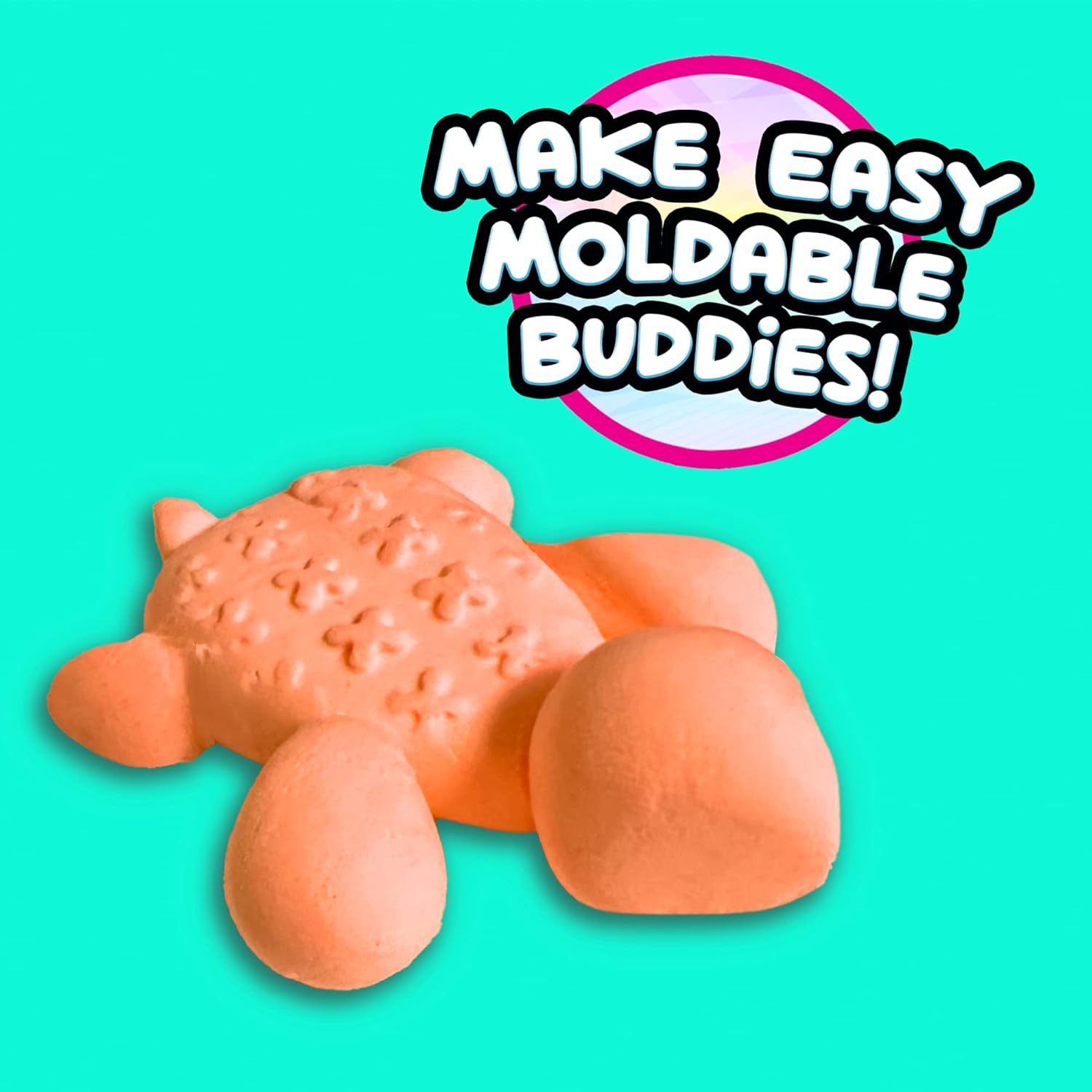 Compound Kings Fluffy Butter Cloudz Scented Large Slime Bucket for Kids – Soft, Squishy, Non-Toxic Sensory Toy | Orange Crush Slime Gift